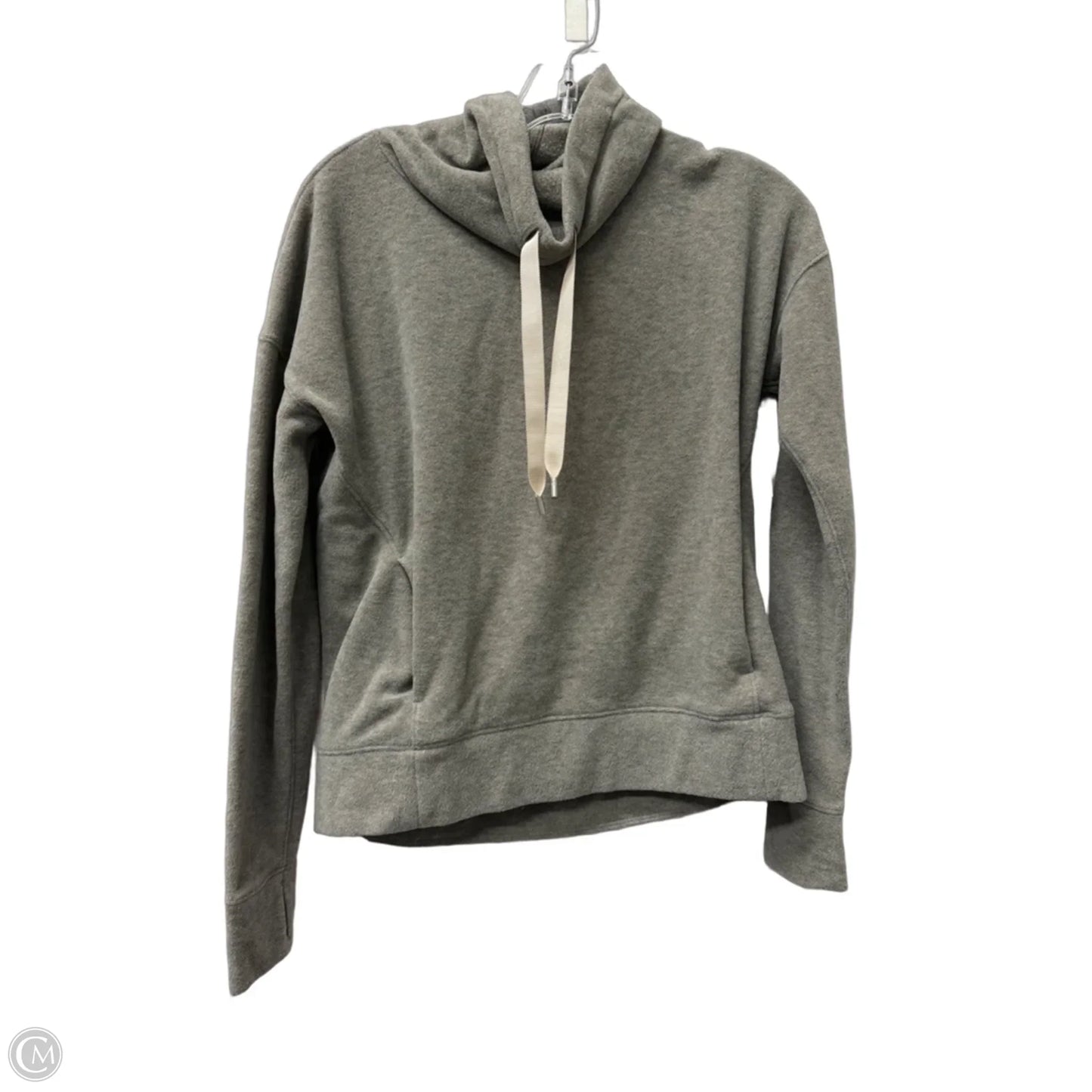 Athletic Sweatshirt Collar By Lululemon In Grey, Size: S