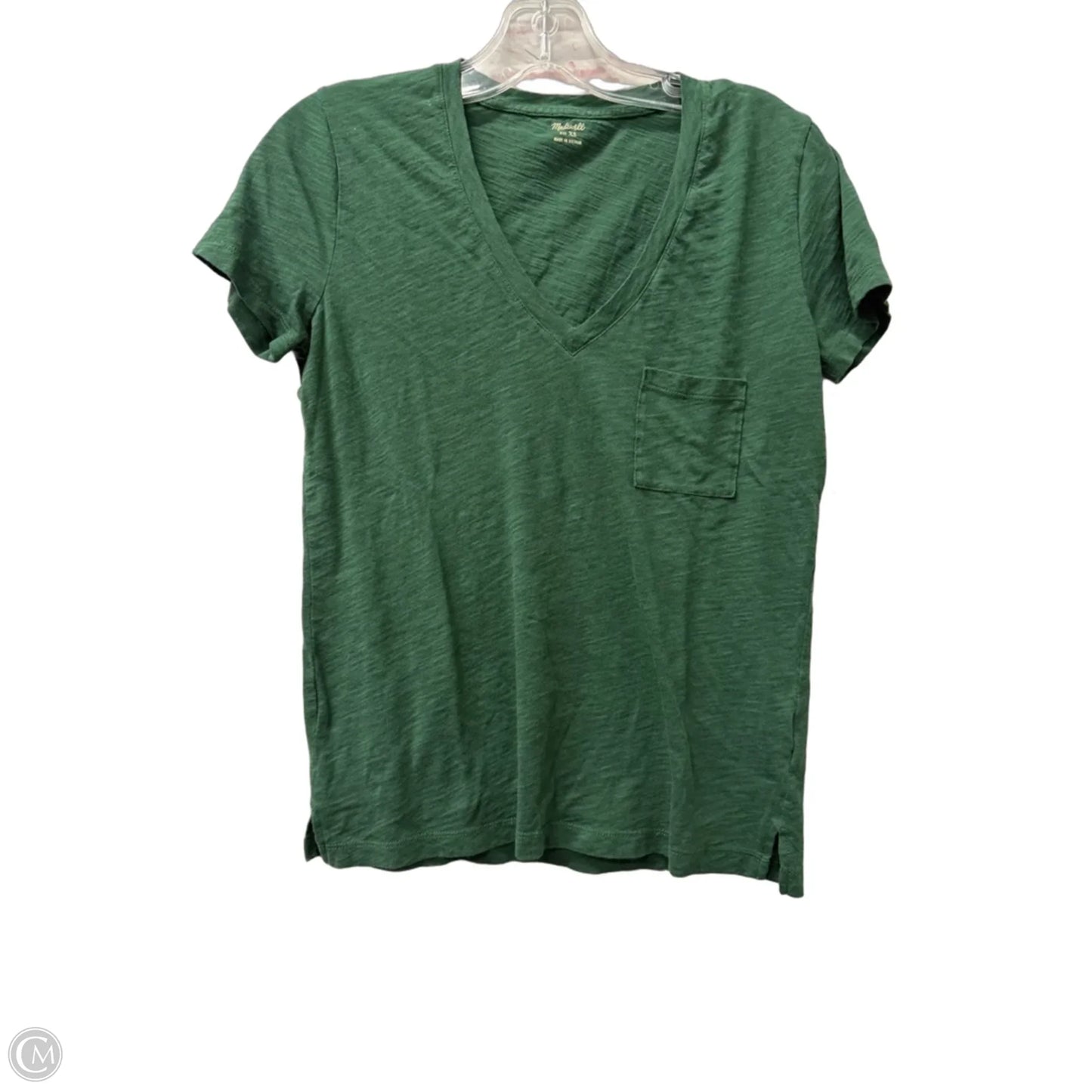 Top Short Sleeve Basic By Madewell In Green, Size: Xs