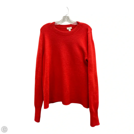 Sweater By J. Crew In Red, Size: L