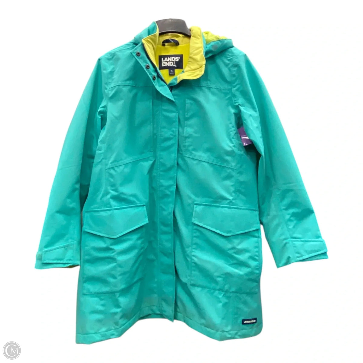 Jacket Other By Lands End In Aqua, Size: Xl