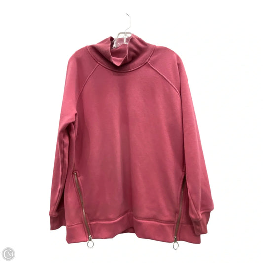 Athletic Sweatshirt Collar By Athleta In Pink, Size: M