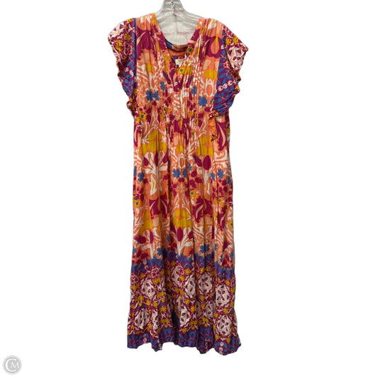 Dress Casual Maxi By Maeve In Orange, Size: Xl