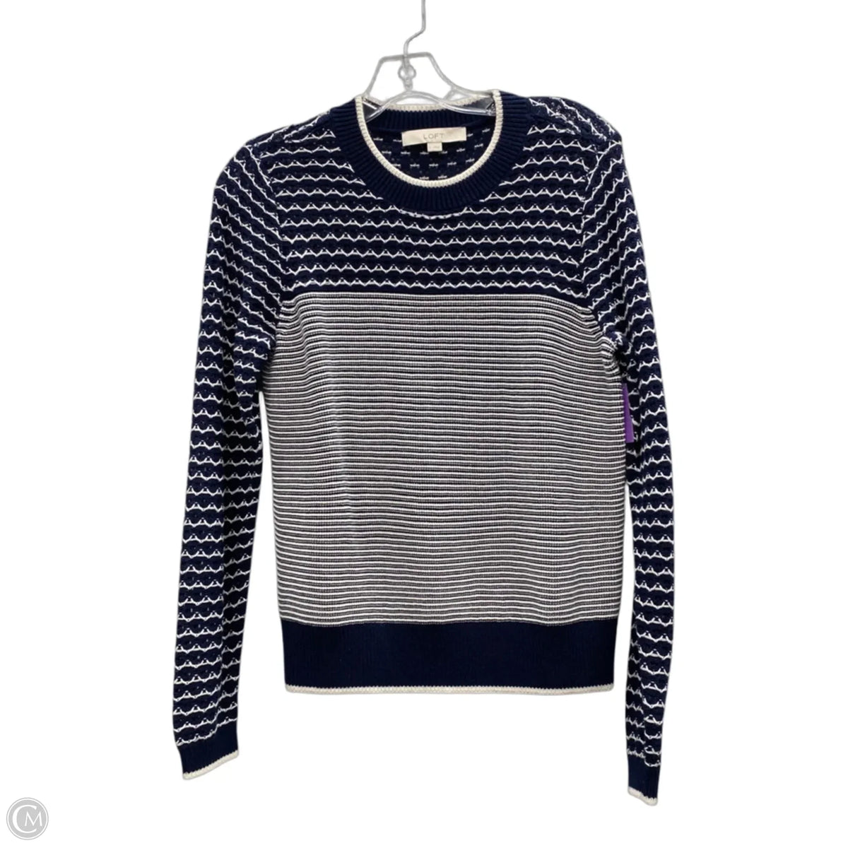 Sweater By Loft In Blue, Size: S