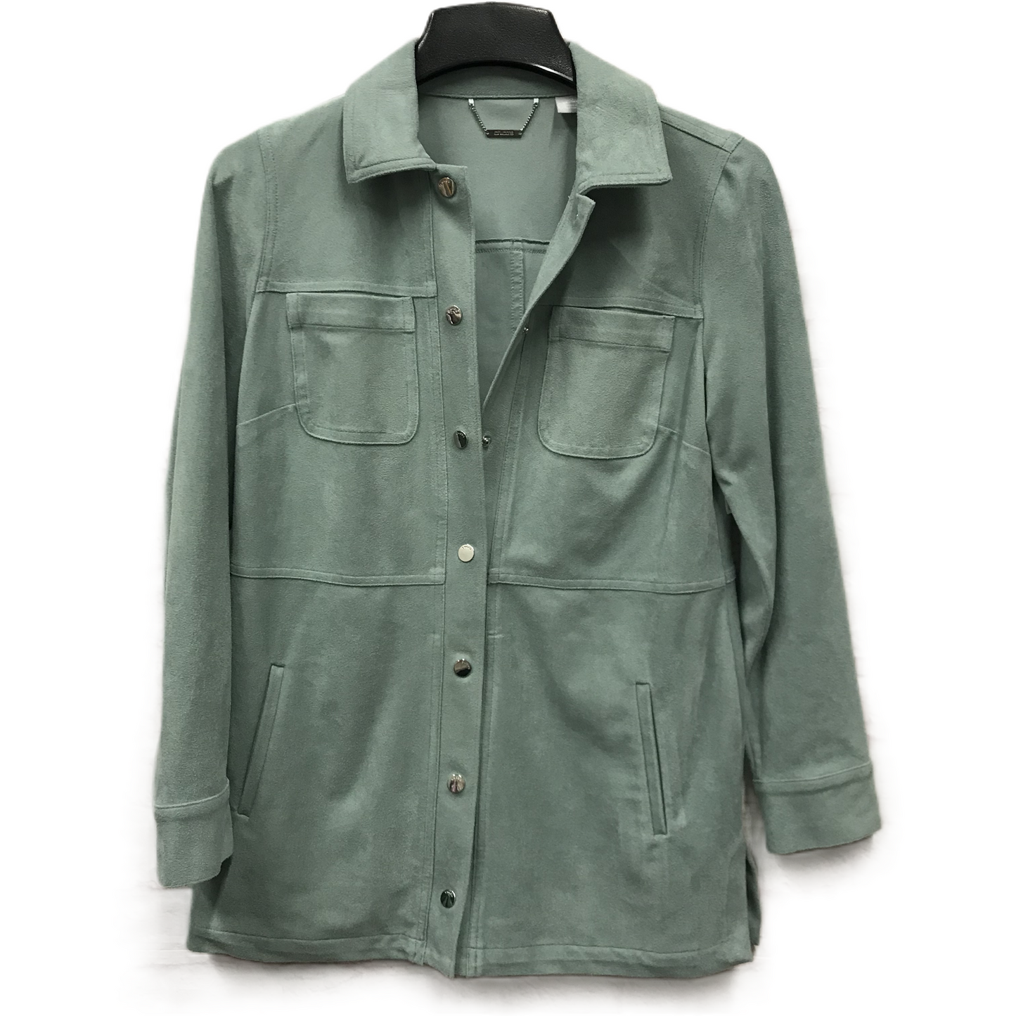 Green Blazer By Chicos, Size: S