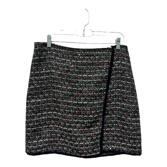 Black Skirt Mini & Short By Loft, Size: 10