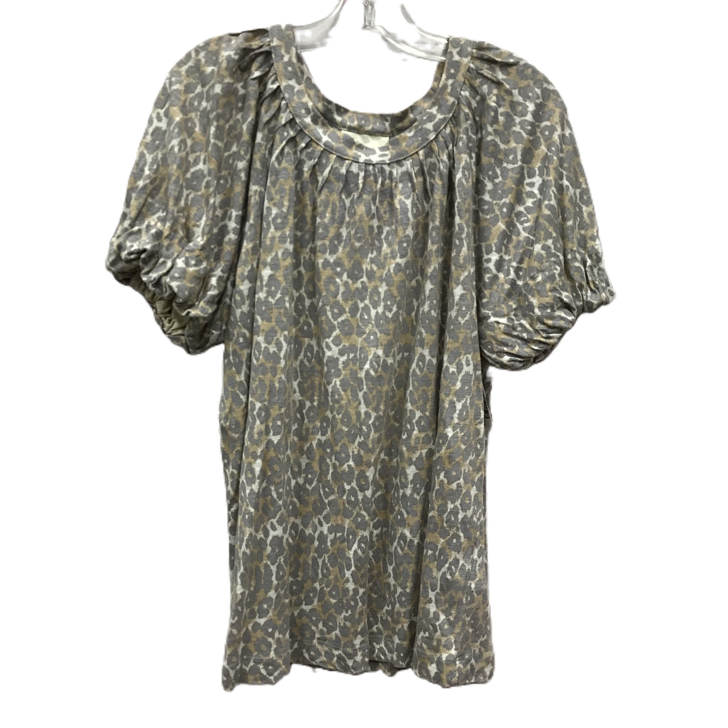 Top Short Sleeve By Maeve In Animal Print, Size: Large