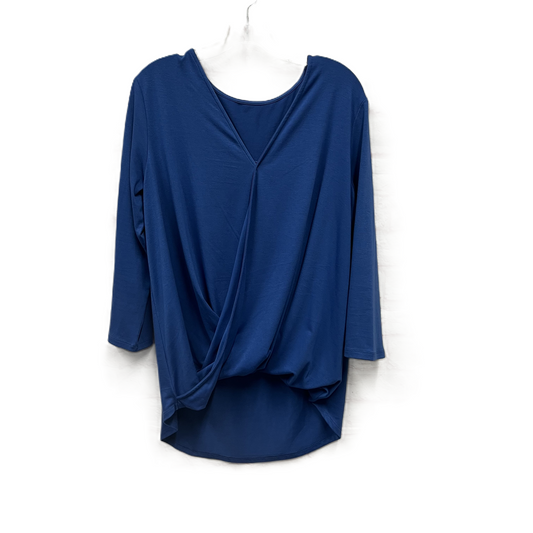 Top Long Sleeve By  In Blue, Size: M