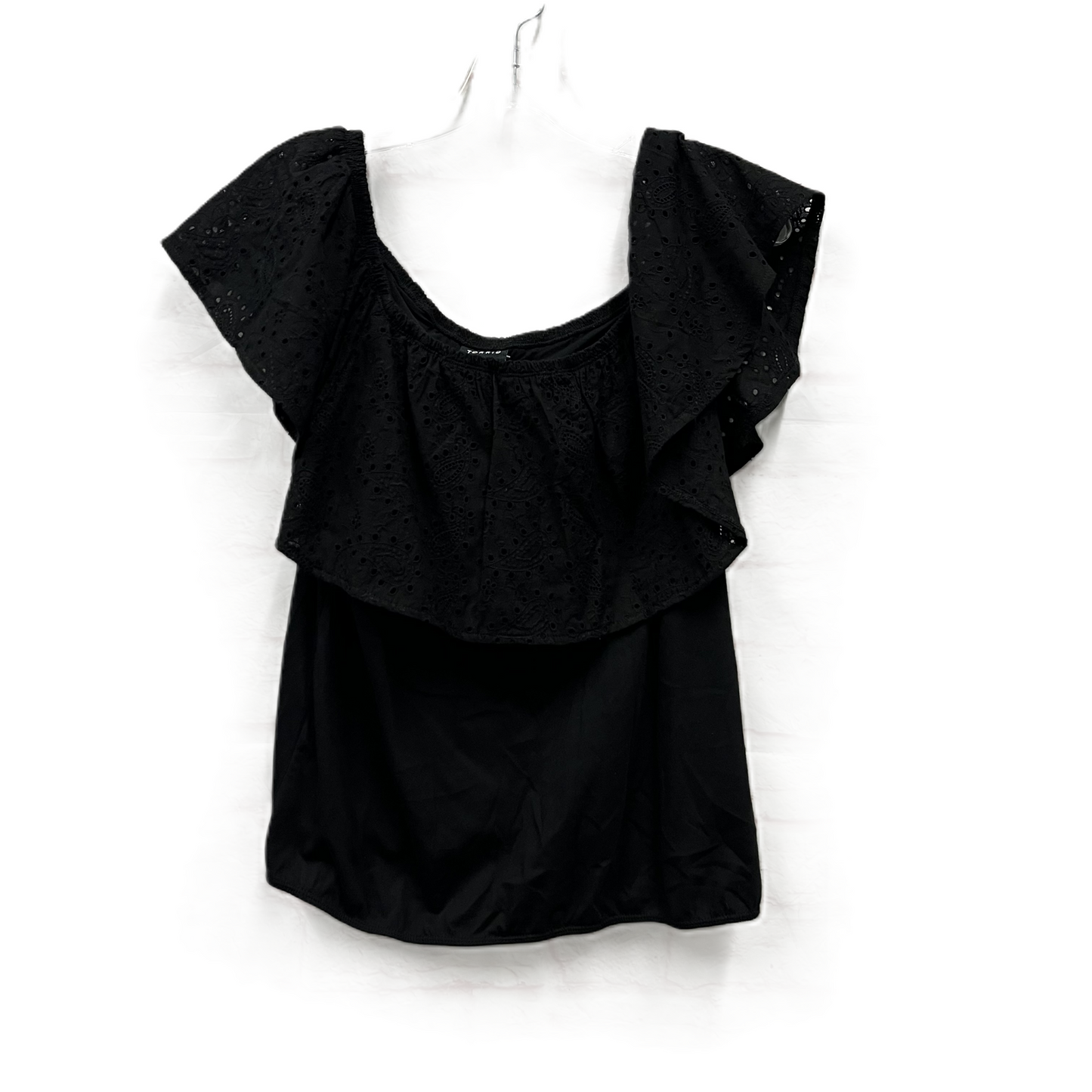 Top Short Sleeve By Torrid In Black, Size: M