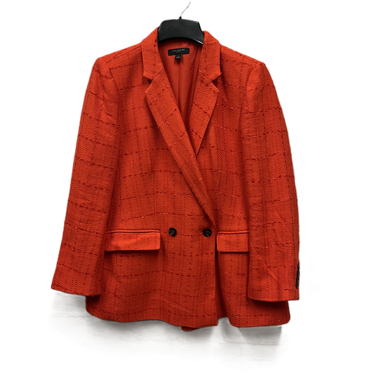 Blazer By Ann Taylor In Orange, Size: Xlp