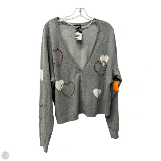 Cardigan By Torrid In Grey, Size: 3x