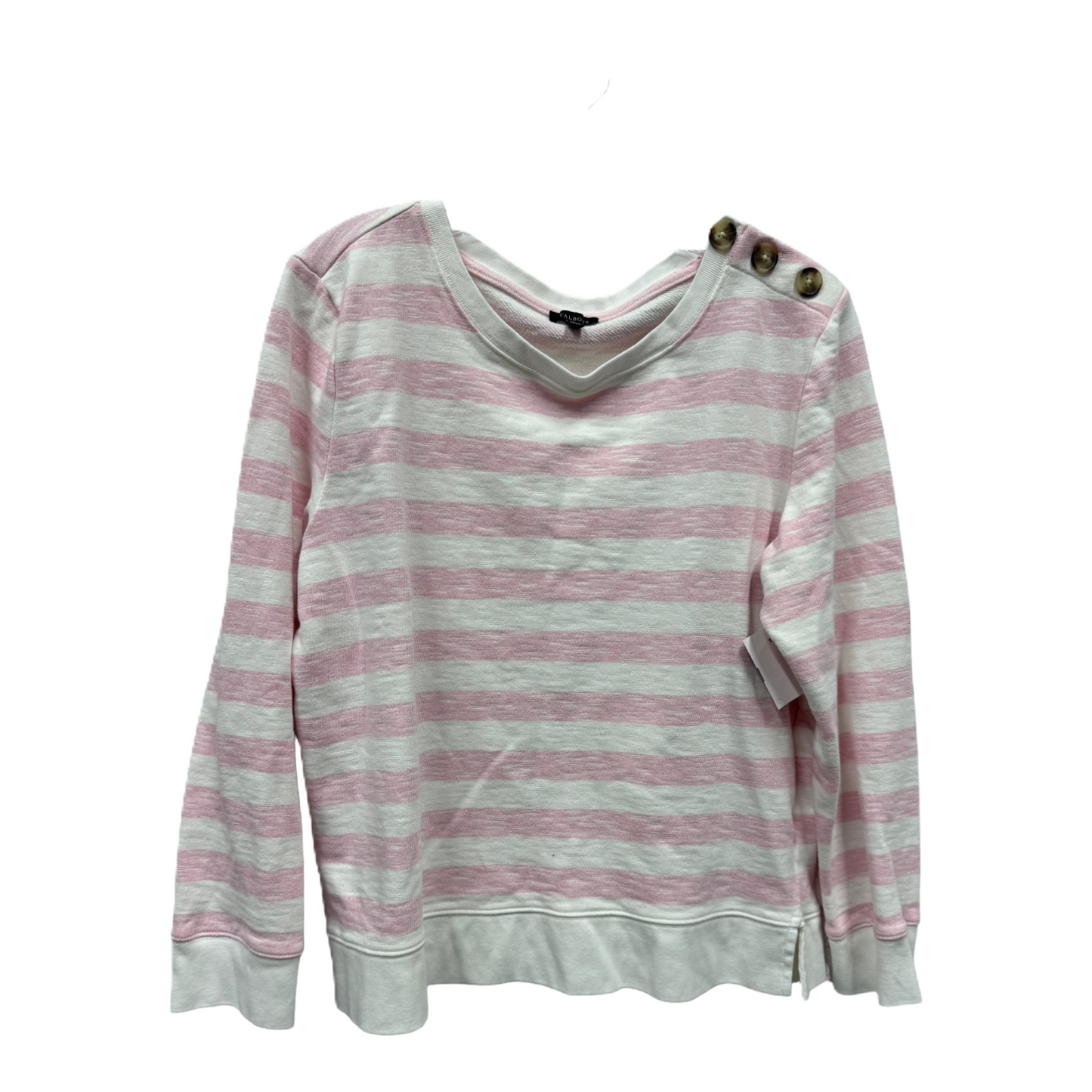 Pink Top Long Sleeve By Talbots, Size: L