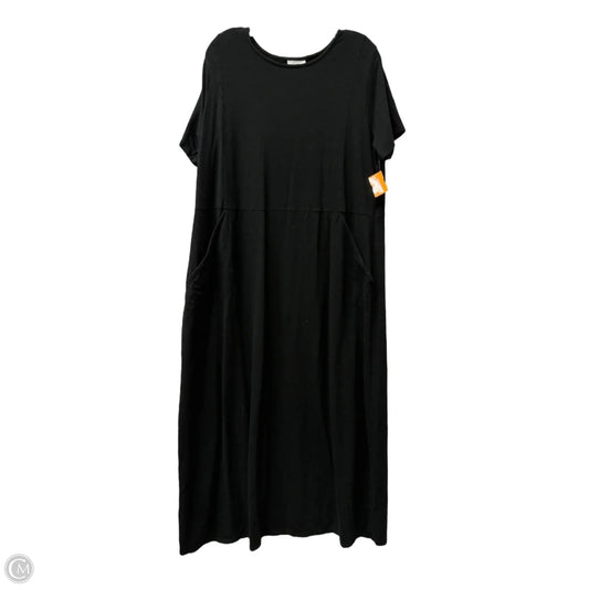 Dress Casual Maxi By J. Jill In Black, Size: Xl