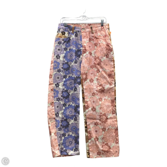 Jeans Boot Cut By Cme In Pink & Purple, Size: 10