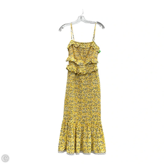 Dress Casual Short By Antonio Melani In Yellow, Size: S