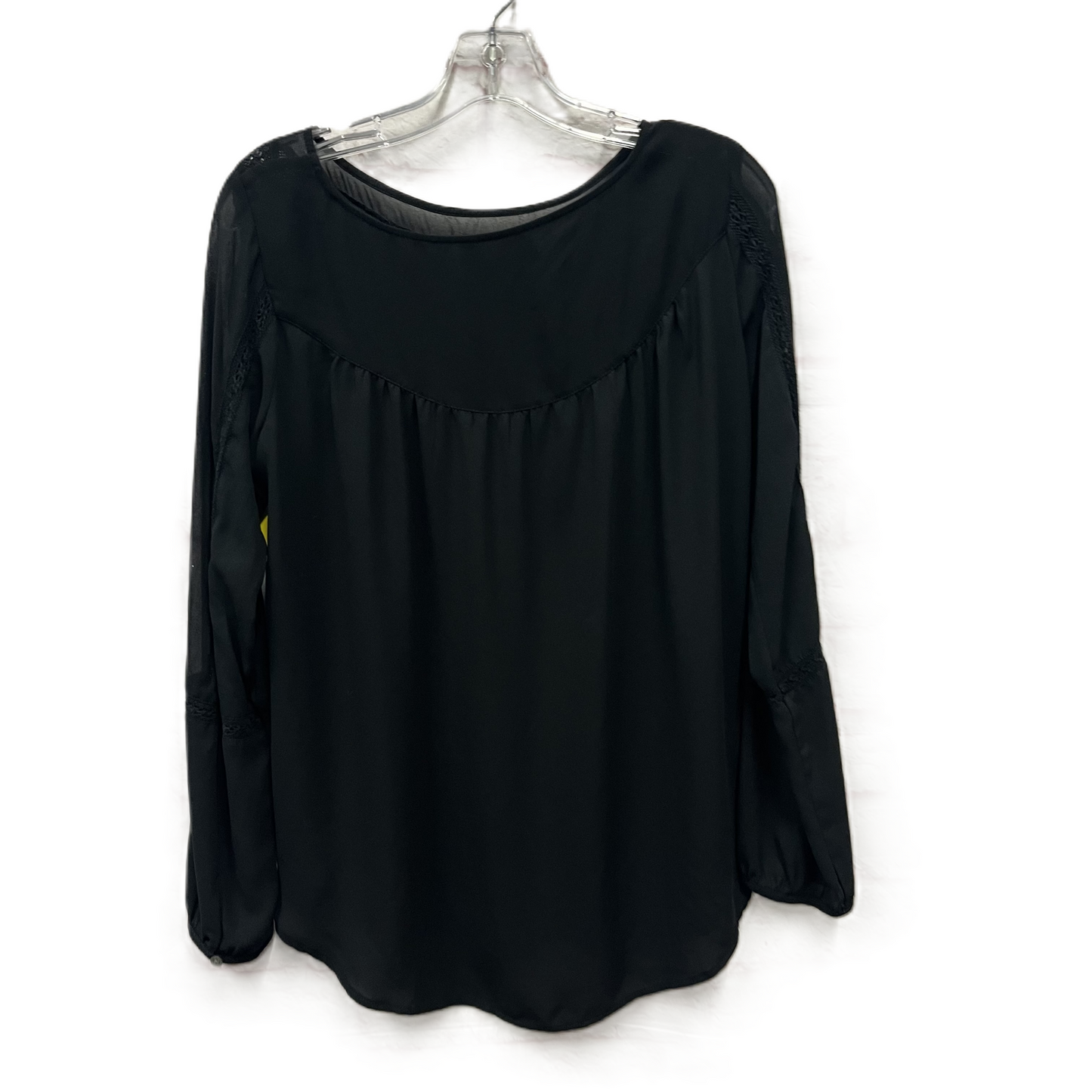 Top Long Sleeve By Loft In Black, Size: S