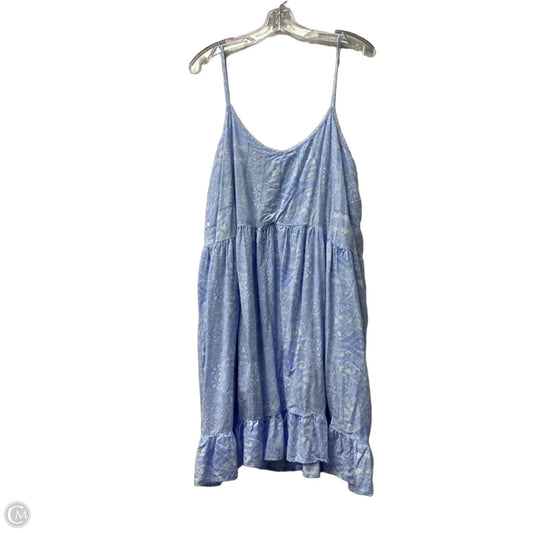 Dress Casual Short By Simply Noelle In Blue, Size: 1x