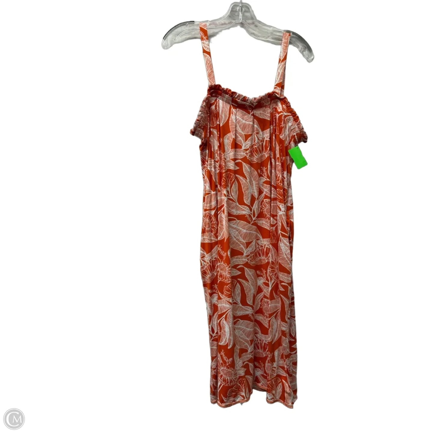 Dress Casual Short By Serra In Orange, Size: Xl