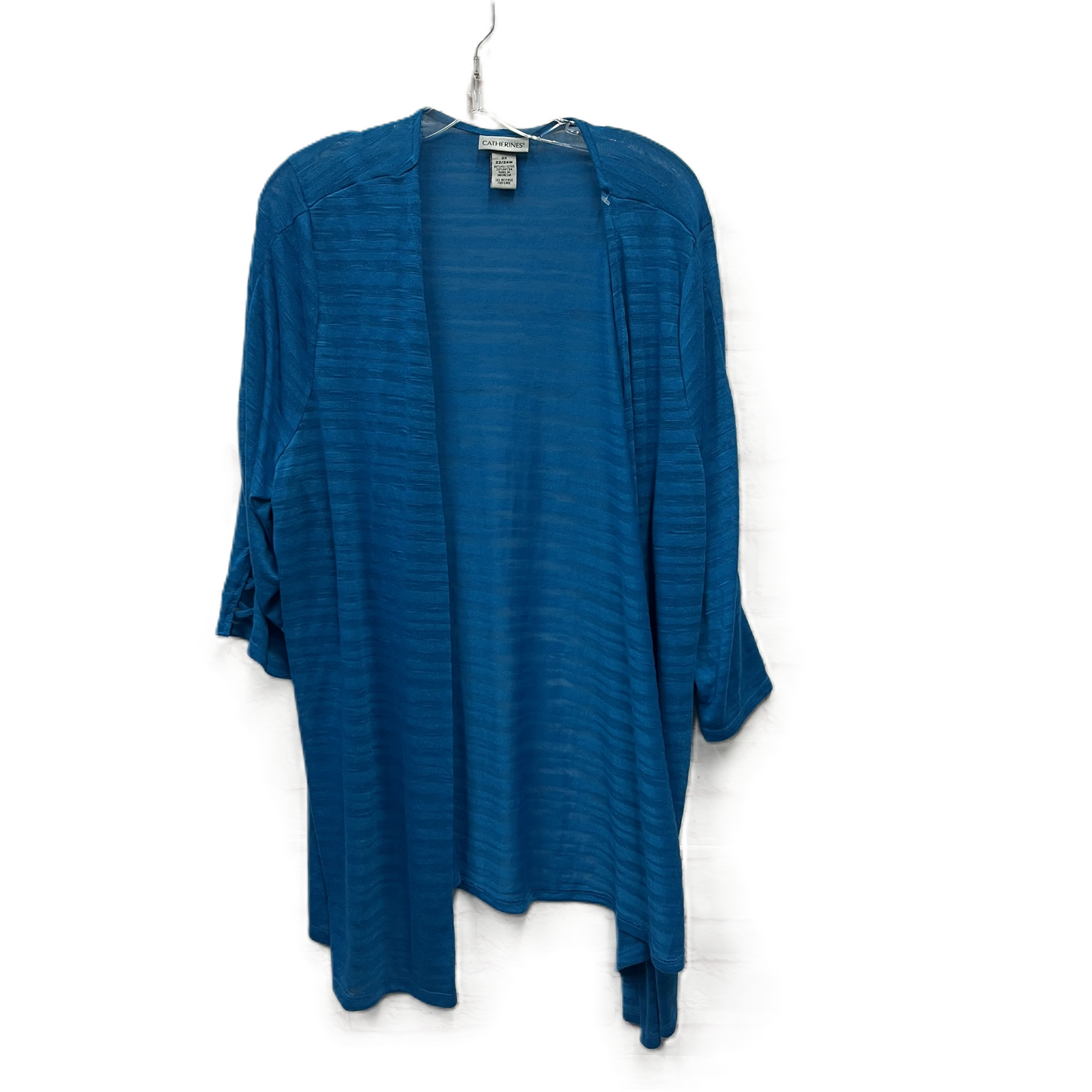 Cardigan By Catherines In Blue, Size: 2x