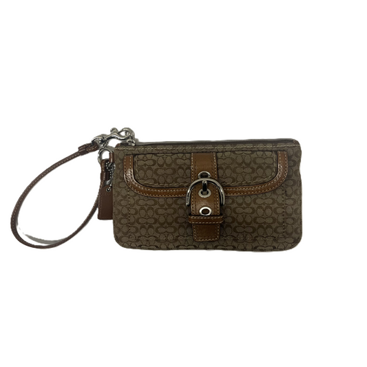 Wristlet Designer By Coach, Size: Small