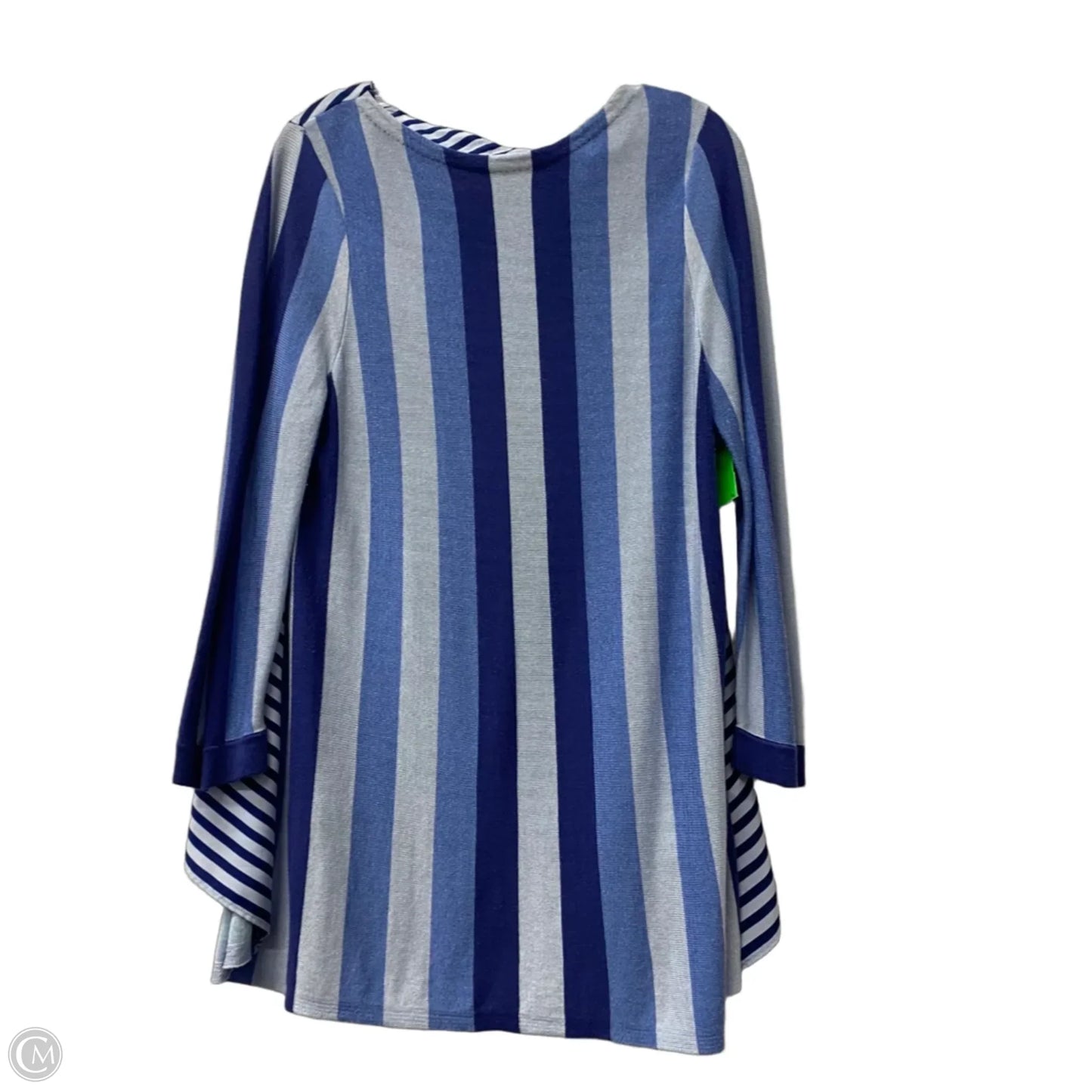 Top Long Sleeve By Chicos In Blue, Size: M