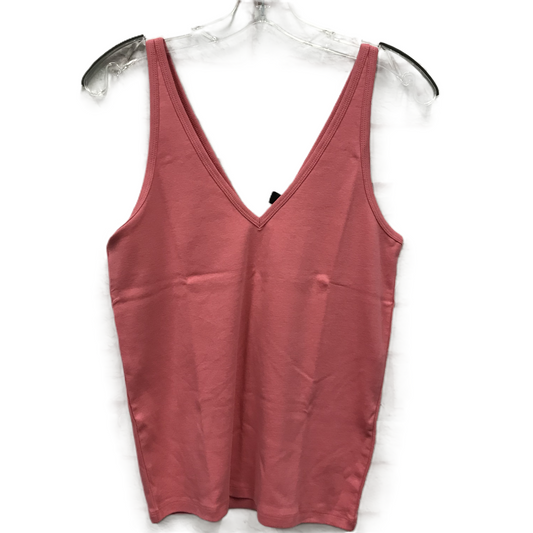 Pink Top Sleeveless Basic By J. Crew, Size: L