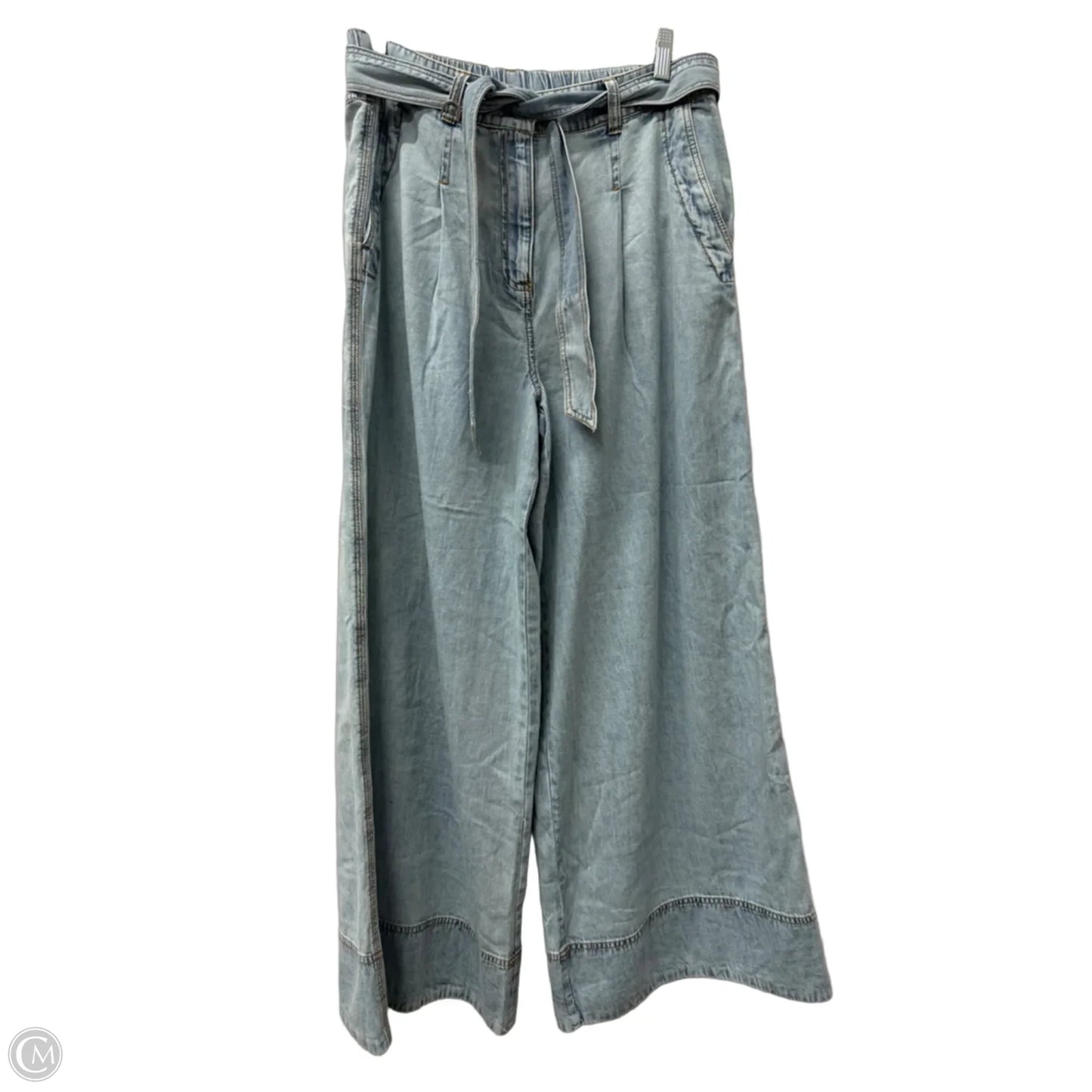 Jeans Wide Leg By Loft In Blue, Size: 8