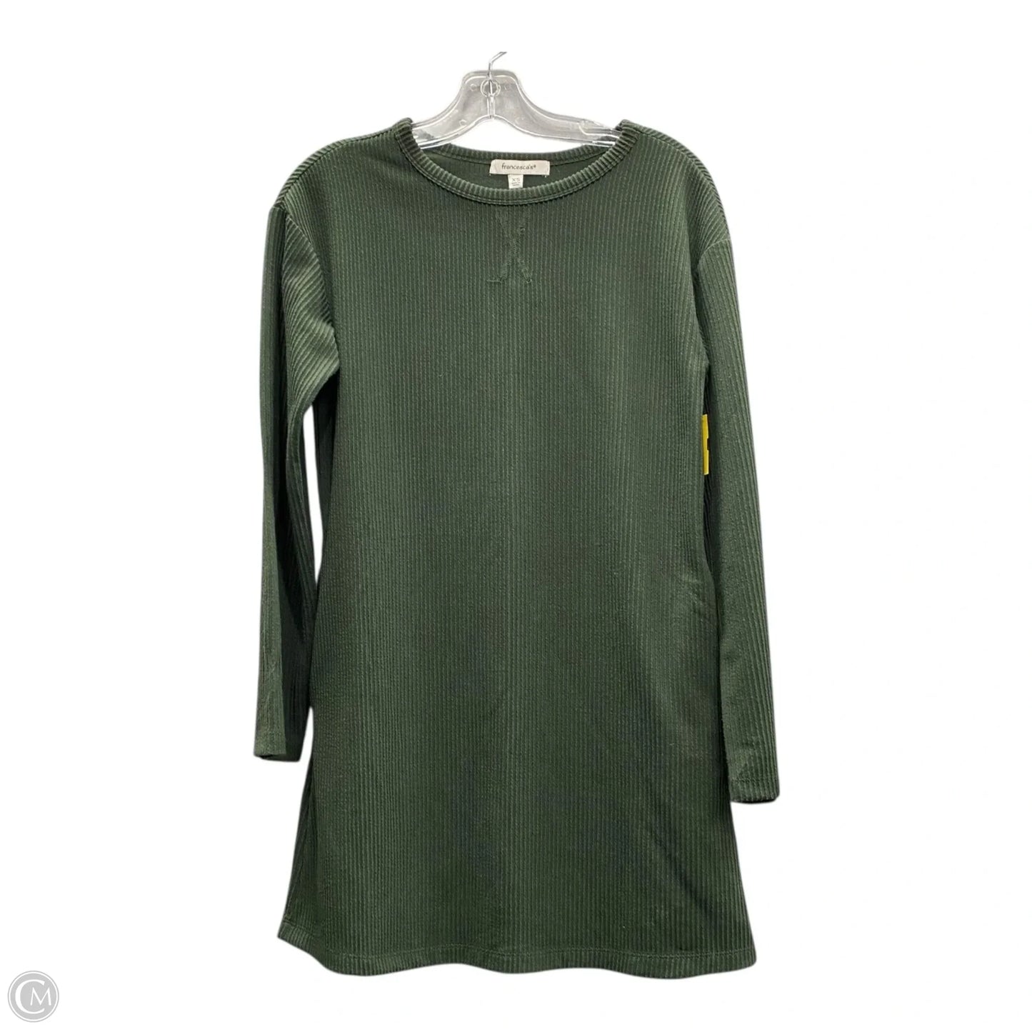 Dress Casual Short By Francesca's In Green, Size: Xs