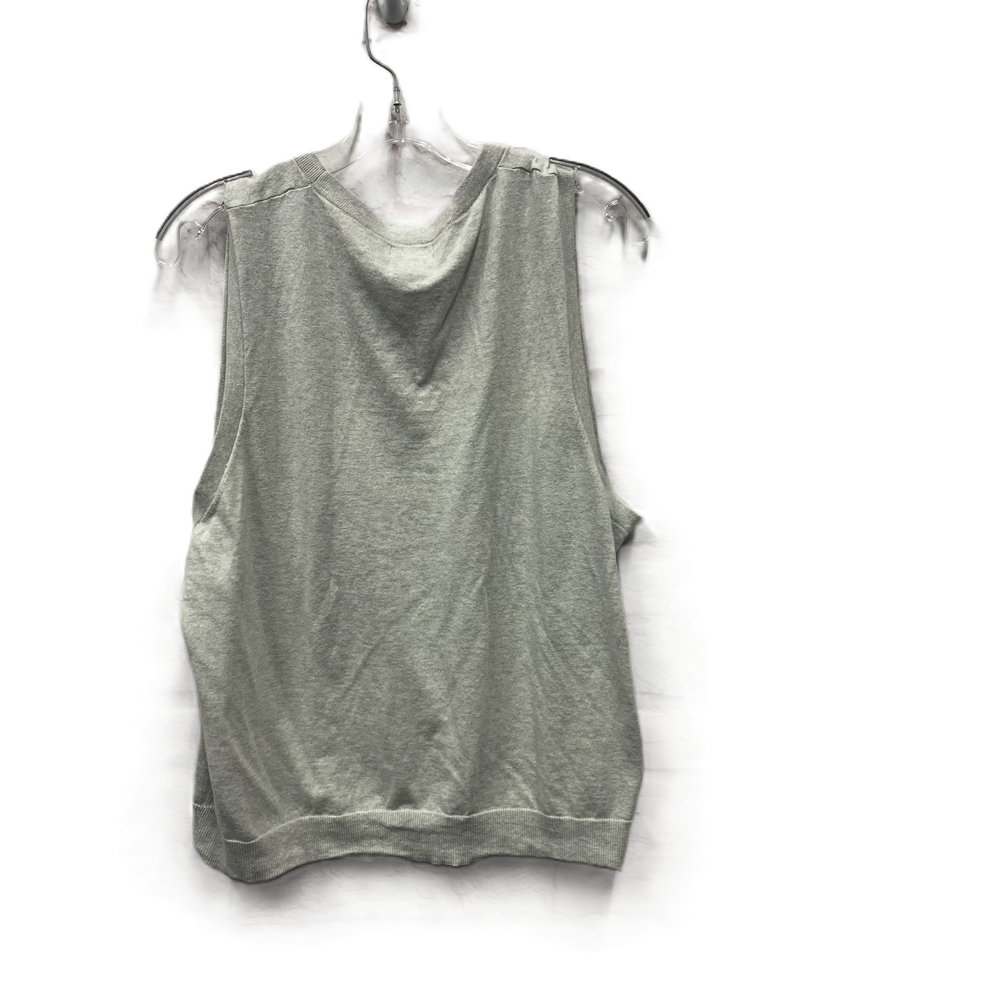 Top Sleeveless By J. Crew In Grey, Size: 1x