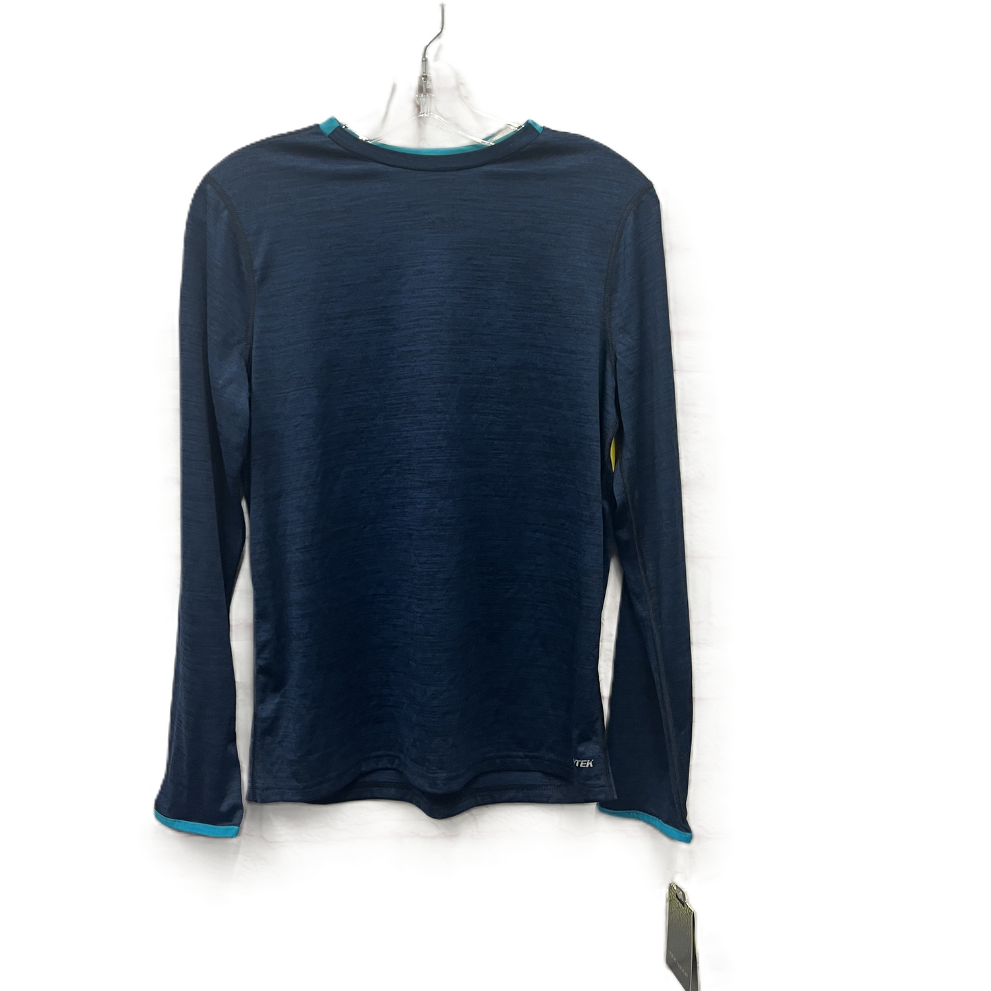 Athletic Top Long Sleeve Crewneck By Tek Gear In Blue, Size: Xl