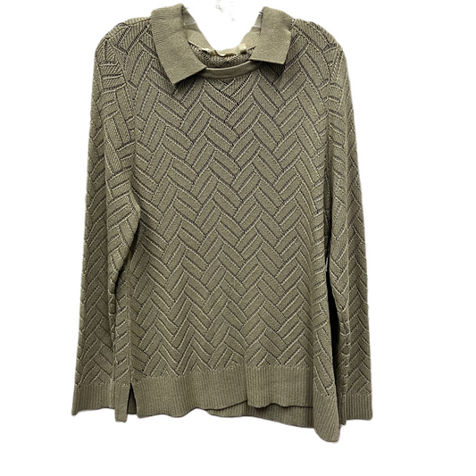 Top Long Sleeve By Soft Surroundings In Tan, Size: Xl