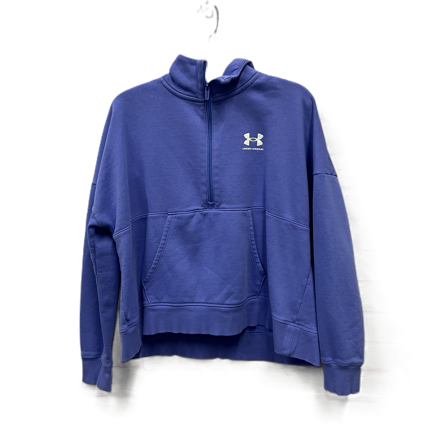 Athletic Sweatshirt Collar By Under Armour In Purple, Size: Xl