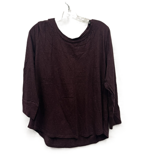 Top Long Sleeve By Loft In Red, Size: Xl