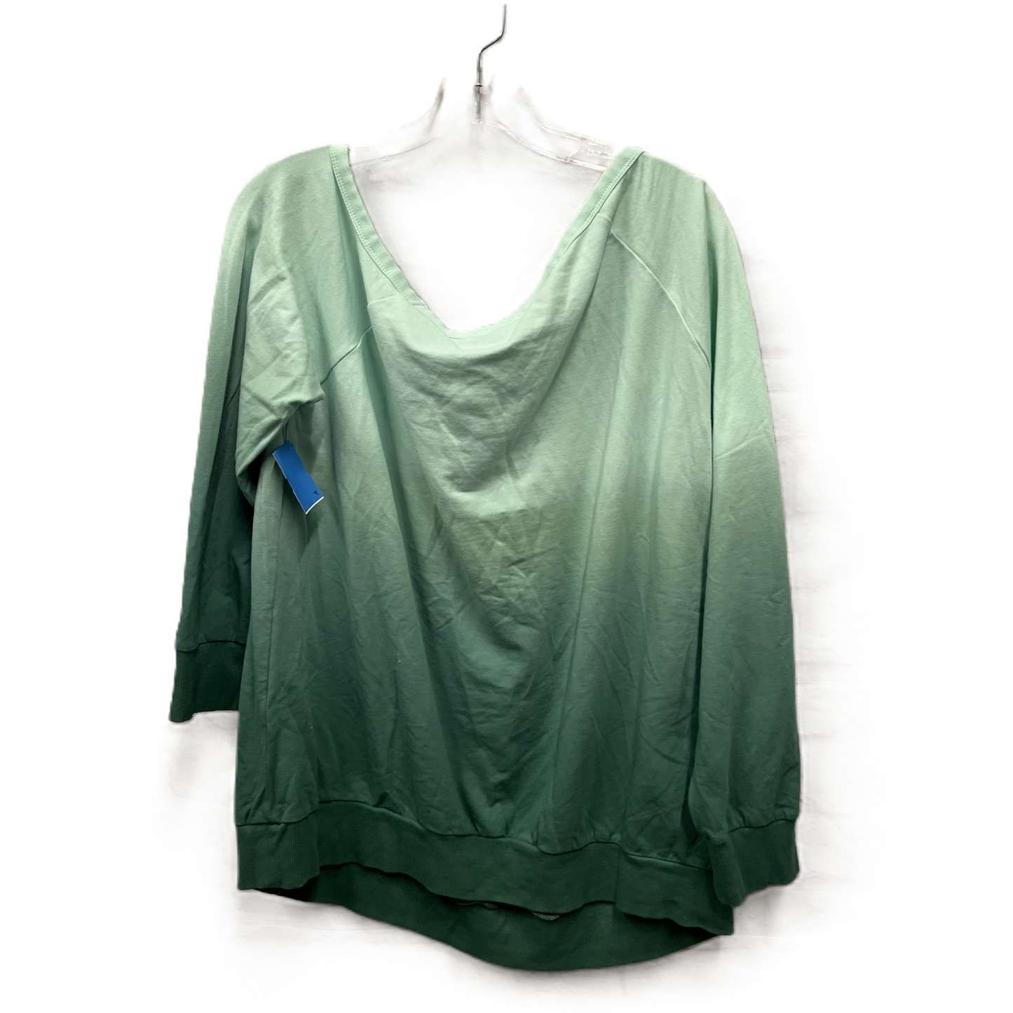 Top Long Sleeve By Torrid In Green, Size: 2x