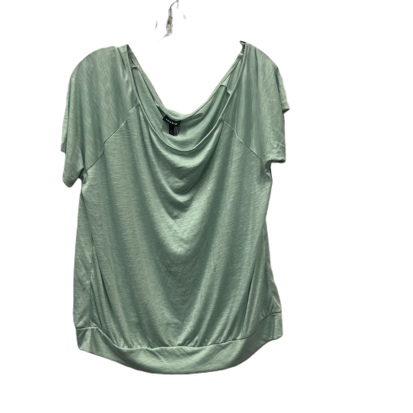 Top Short Sleeve By Torrid In Green, Size: 2x