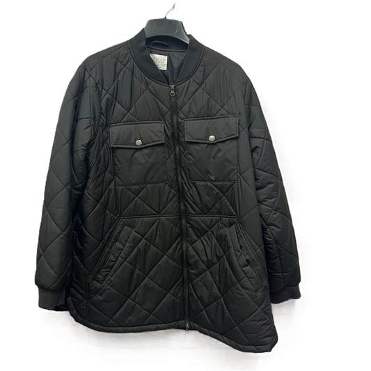 Coat Puffer & Quilted By Stylus In Black, Size: 2x