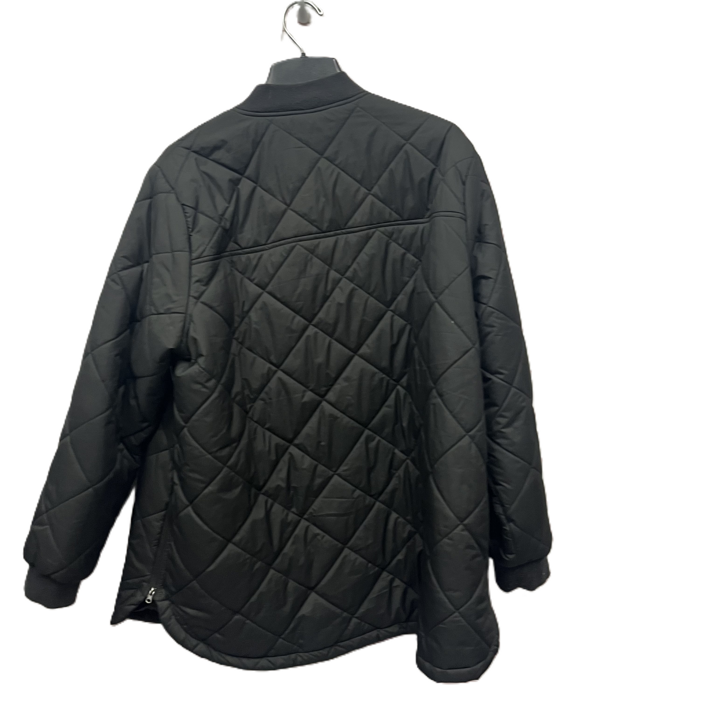 Coat Puffer & Quilted By Stylus In Black, Size: 2x