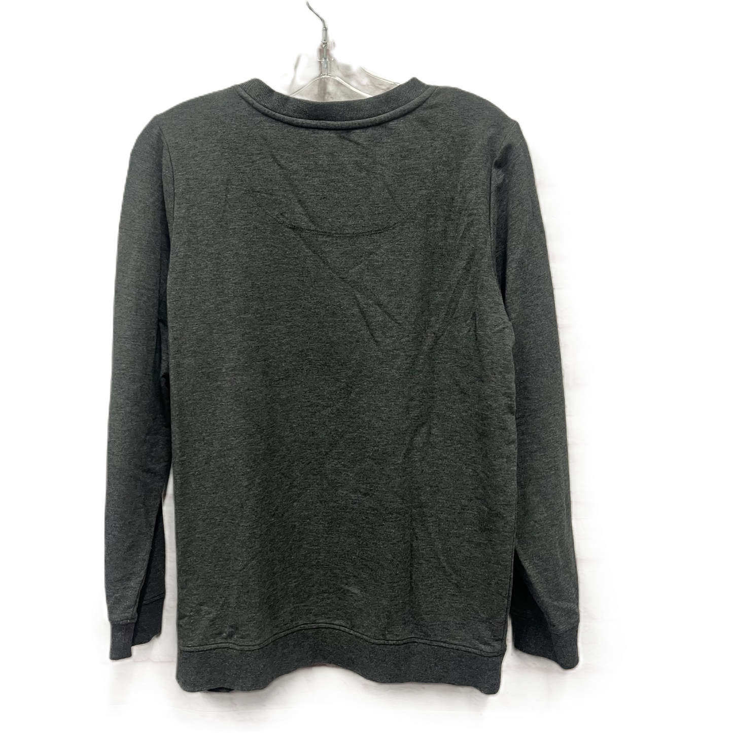 Top Long Sleeve By Calvin Klein In Grey, Size: S