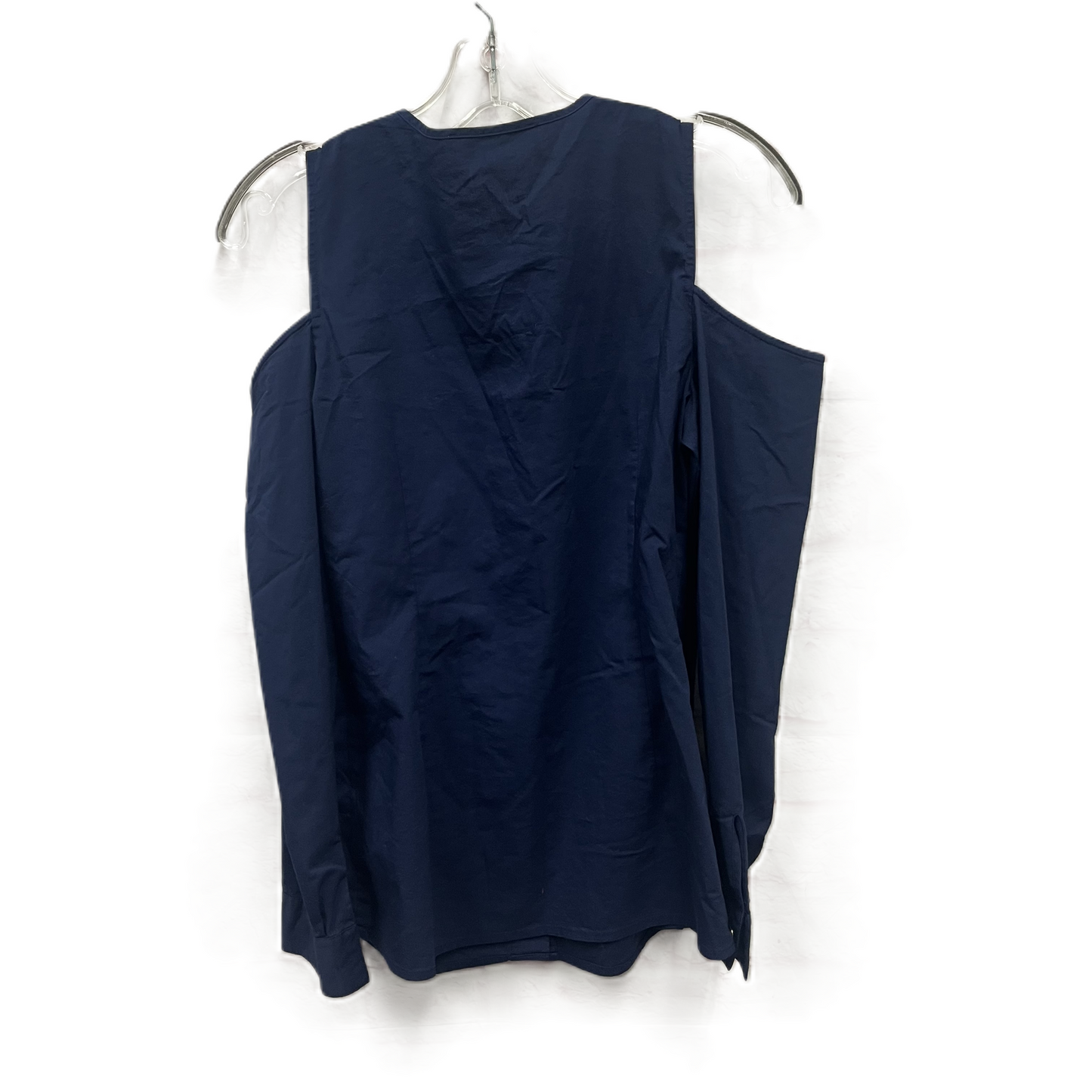 Top Long Sleeve By Michael By Michael Kors In Blue, Size: S