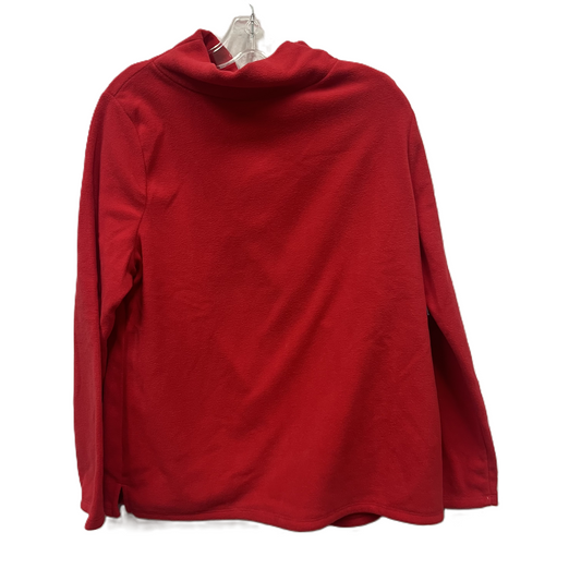 Sweater By Talbots In Red, Size: Xl