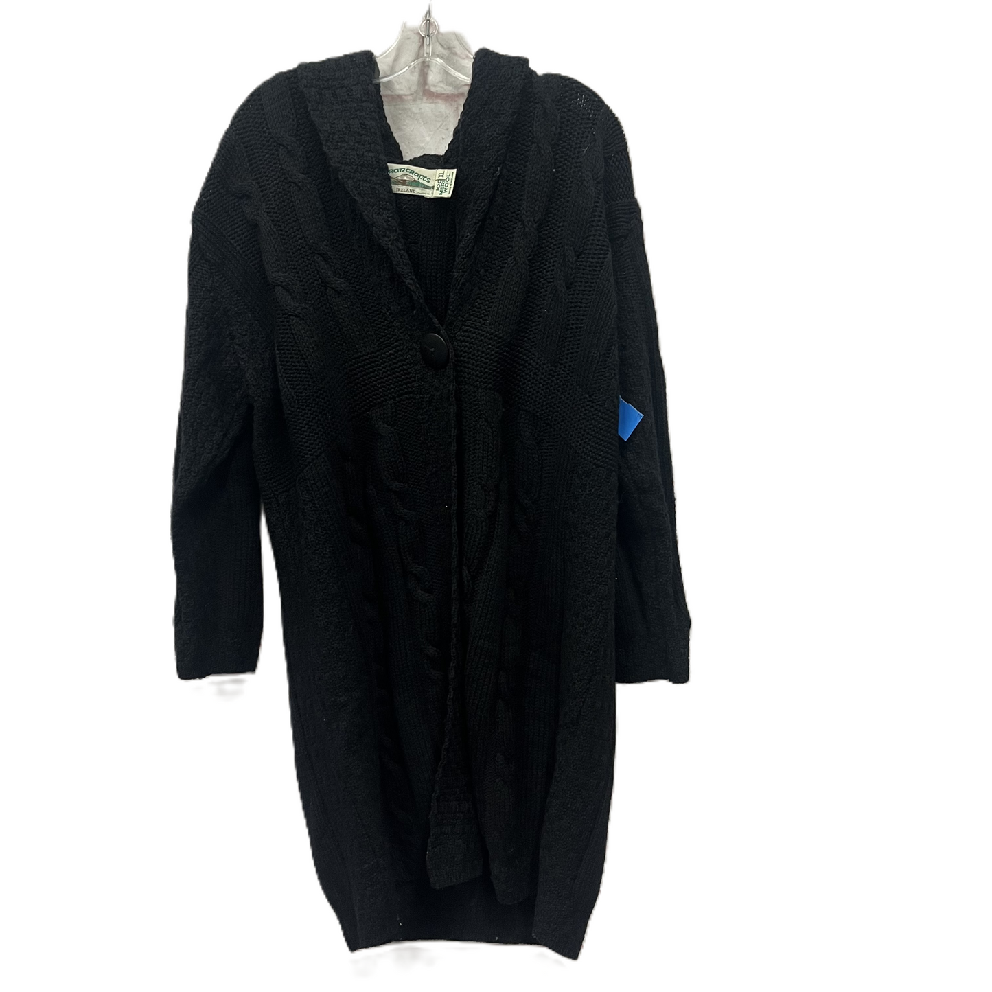 Sweater Cardigan By Arancracts  In Black, Size: Xl