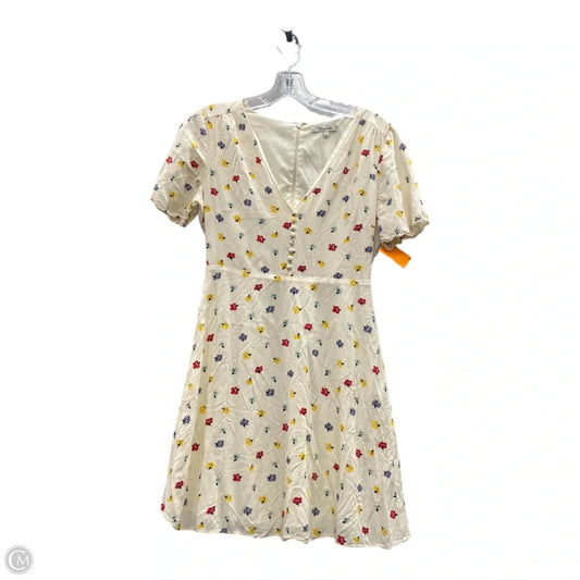Dress Casual Short By Madewell In Cream, Size: Xs