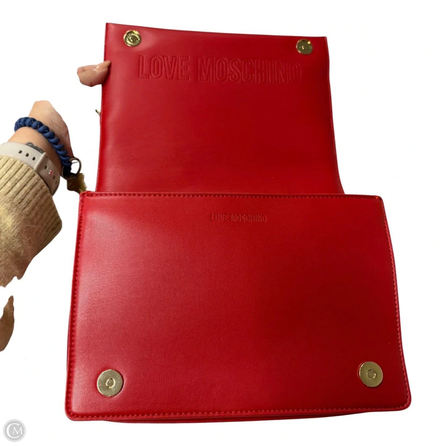 Handbag By Love Moschino, Size: Medium