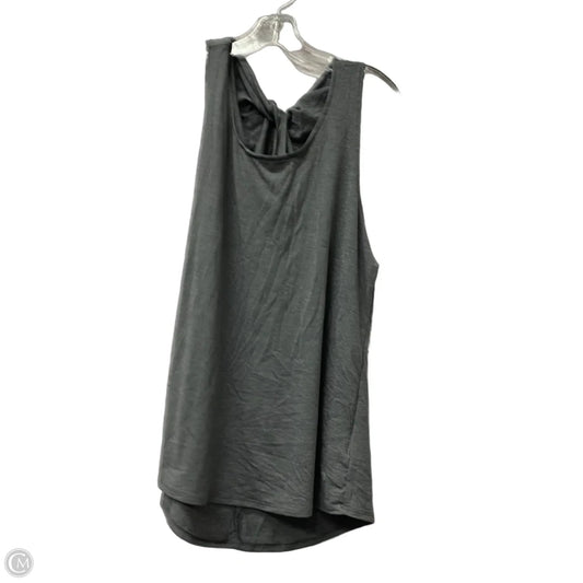 Athletic Tank Top By Apana In Grey, Size: L