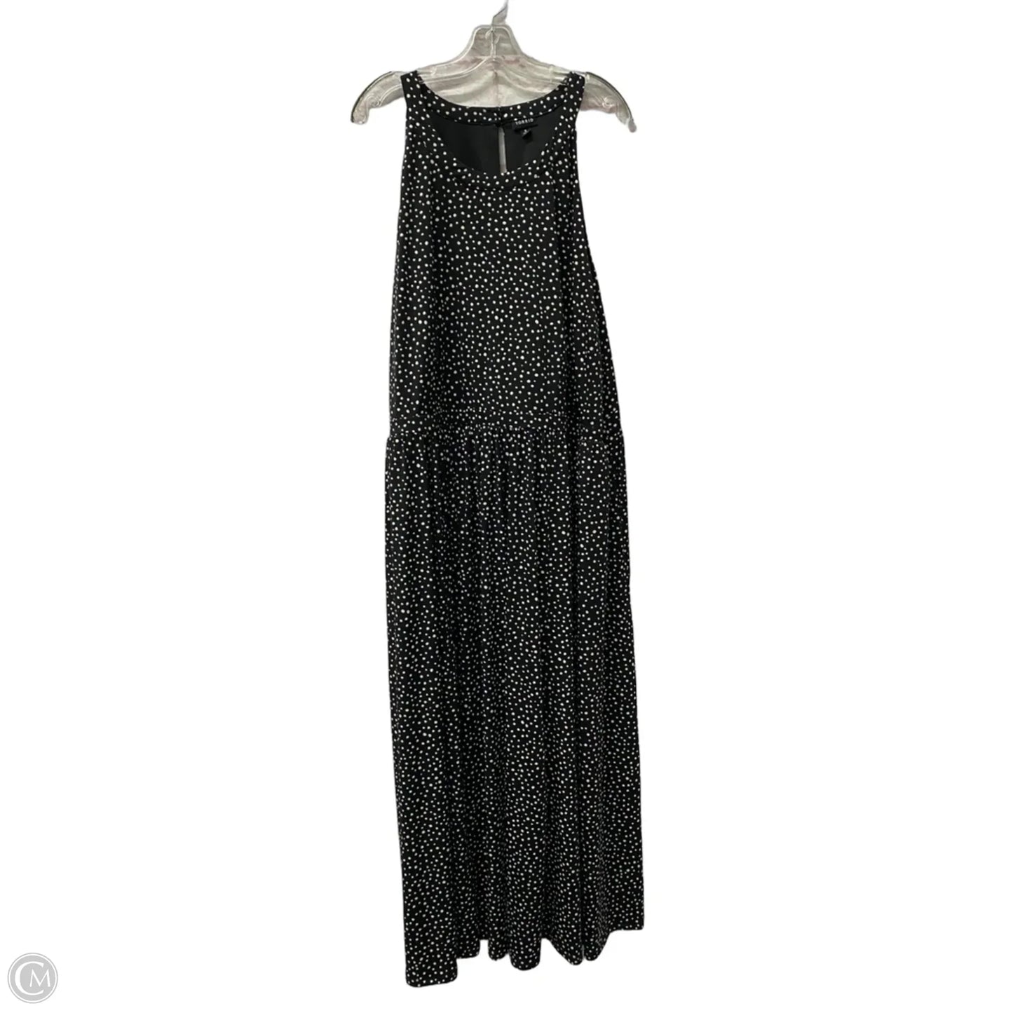 Dress Casual Maxi By Torrid In Black & White, Size: 6