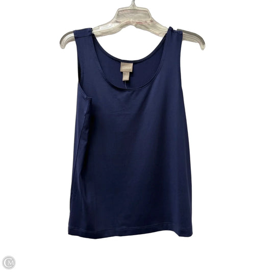 Top Sleeveless Basic By Chicos In Blue, Size: M