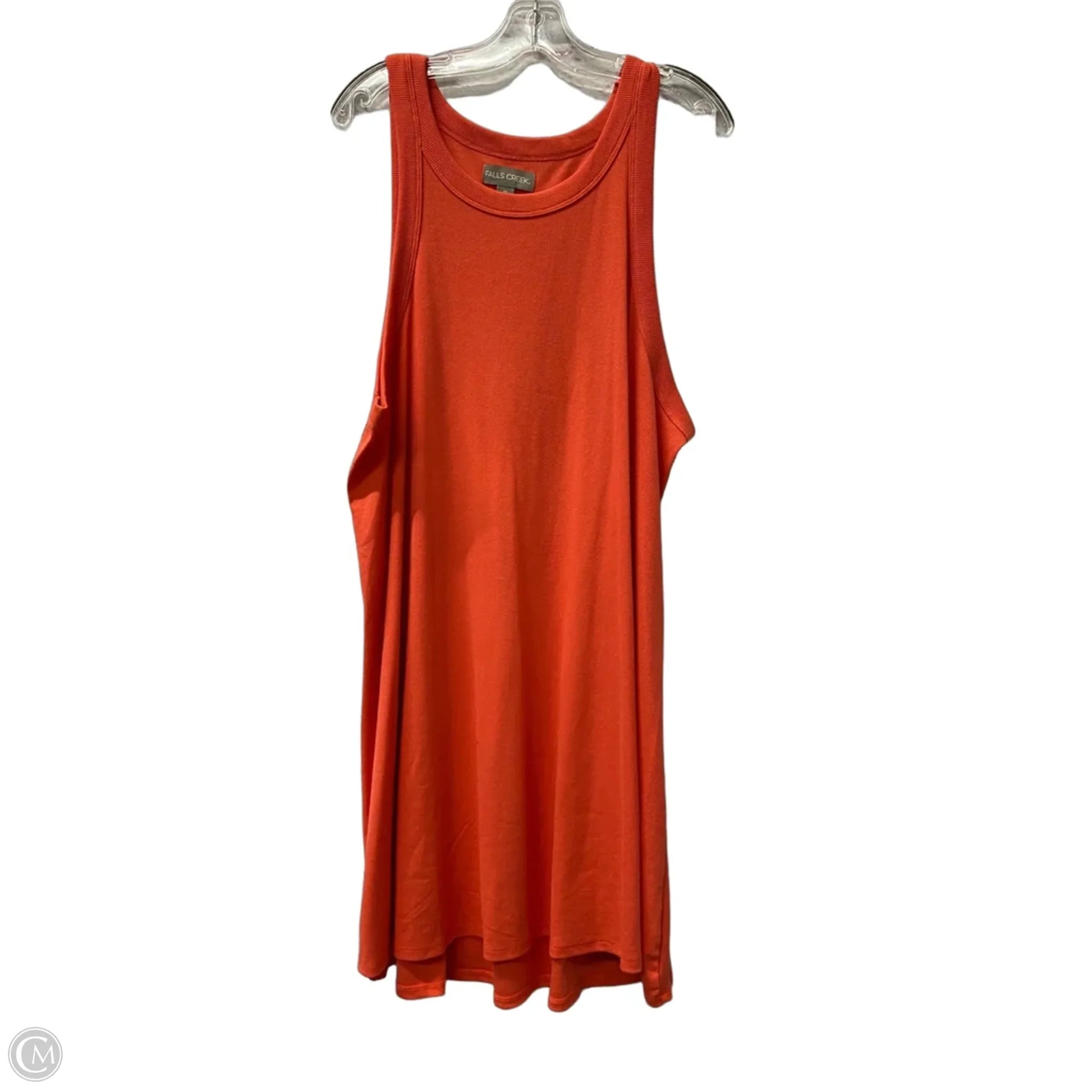 Dress Casual Short By Falls Creek In Orange, Size: 1x