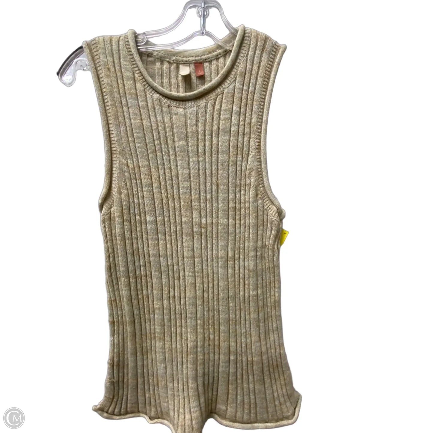 Top Sleeveless By Pilcro In Tan, Size: S