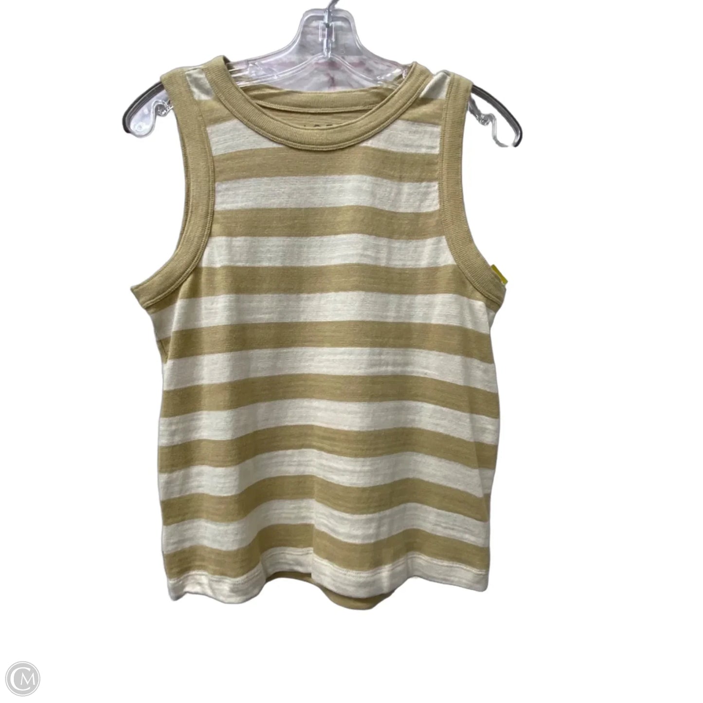 Top Sleeveless By Loft In Tan, Size: S