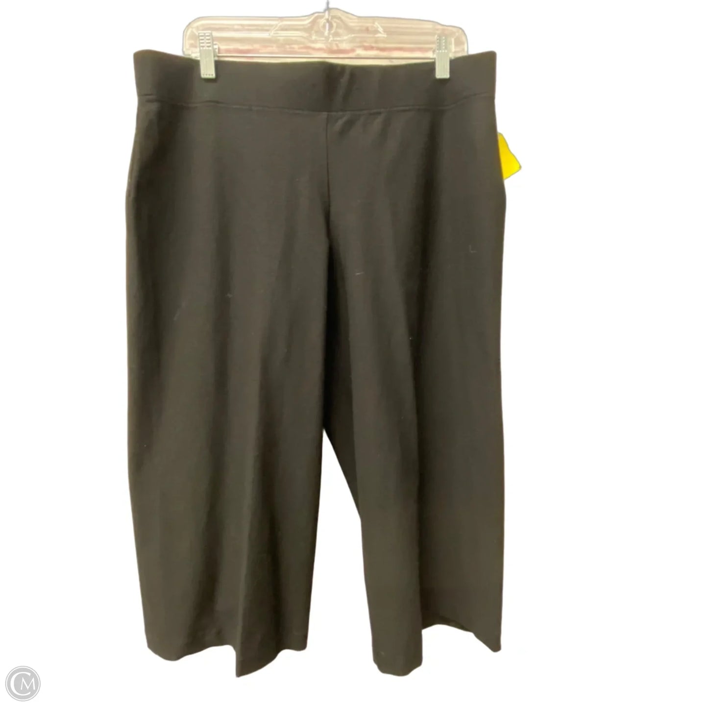 Capris By Eileen Fisher In Black, Size: 12