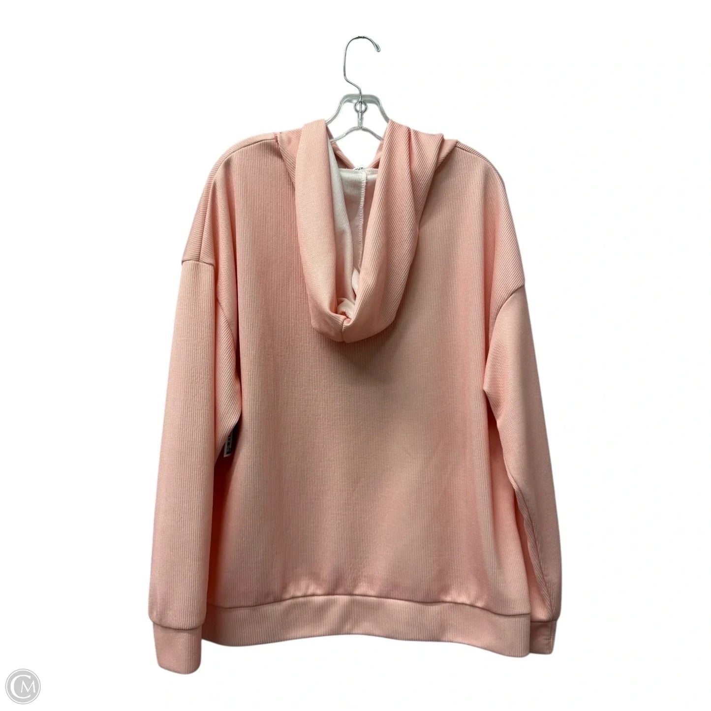 Sweatshirt Hoodie  In Pink, Size: 4x